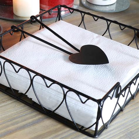 metal box napkin holder|metal napkin holder vintage.